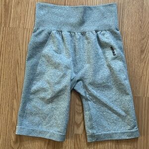 Grey Gymshark biker shorts